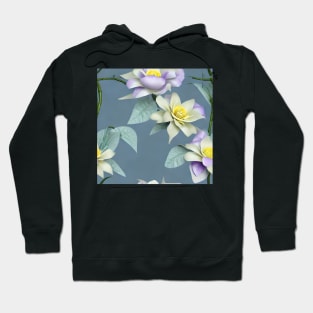 Shabby chic Flower Hoodie